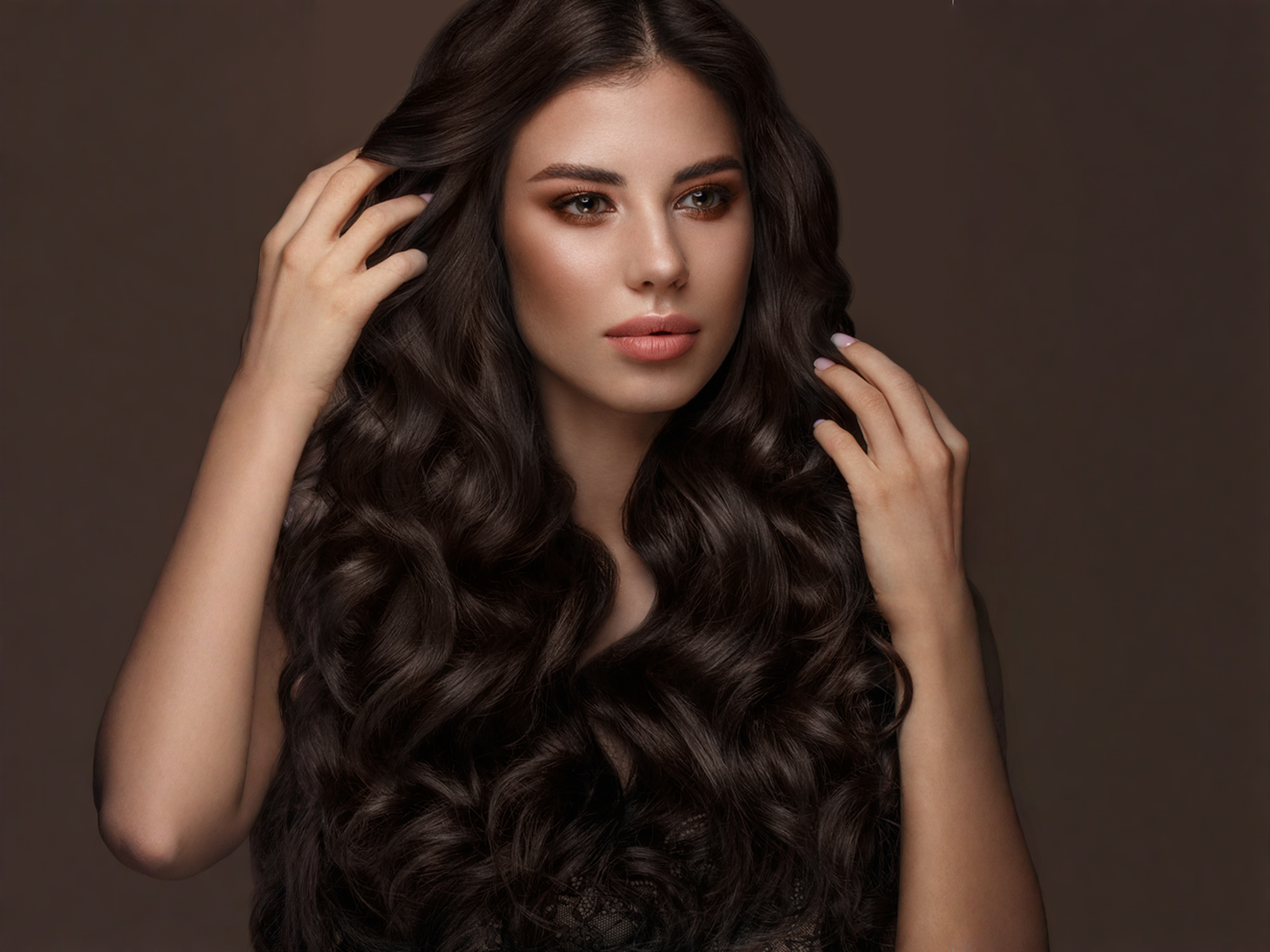 Deep espresso brunette with gloss finish, the modern version of an ancient ideal