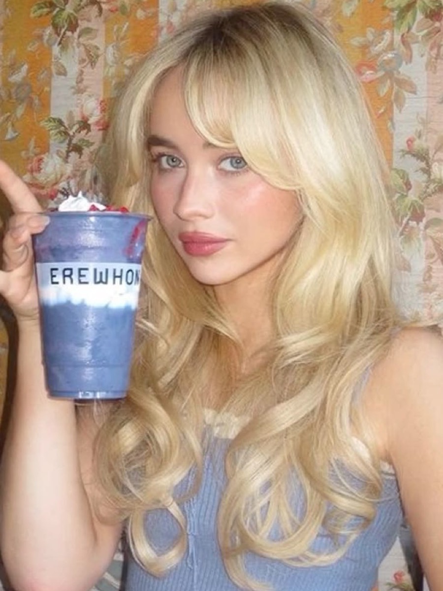 The softer, airy shape the curls relax into