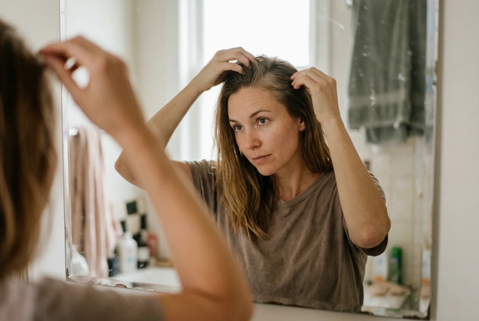 If your roots are greasy the day after washing, you probably need to wash more often or more thoroughly, not less. Your scalp gets the final say.