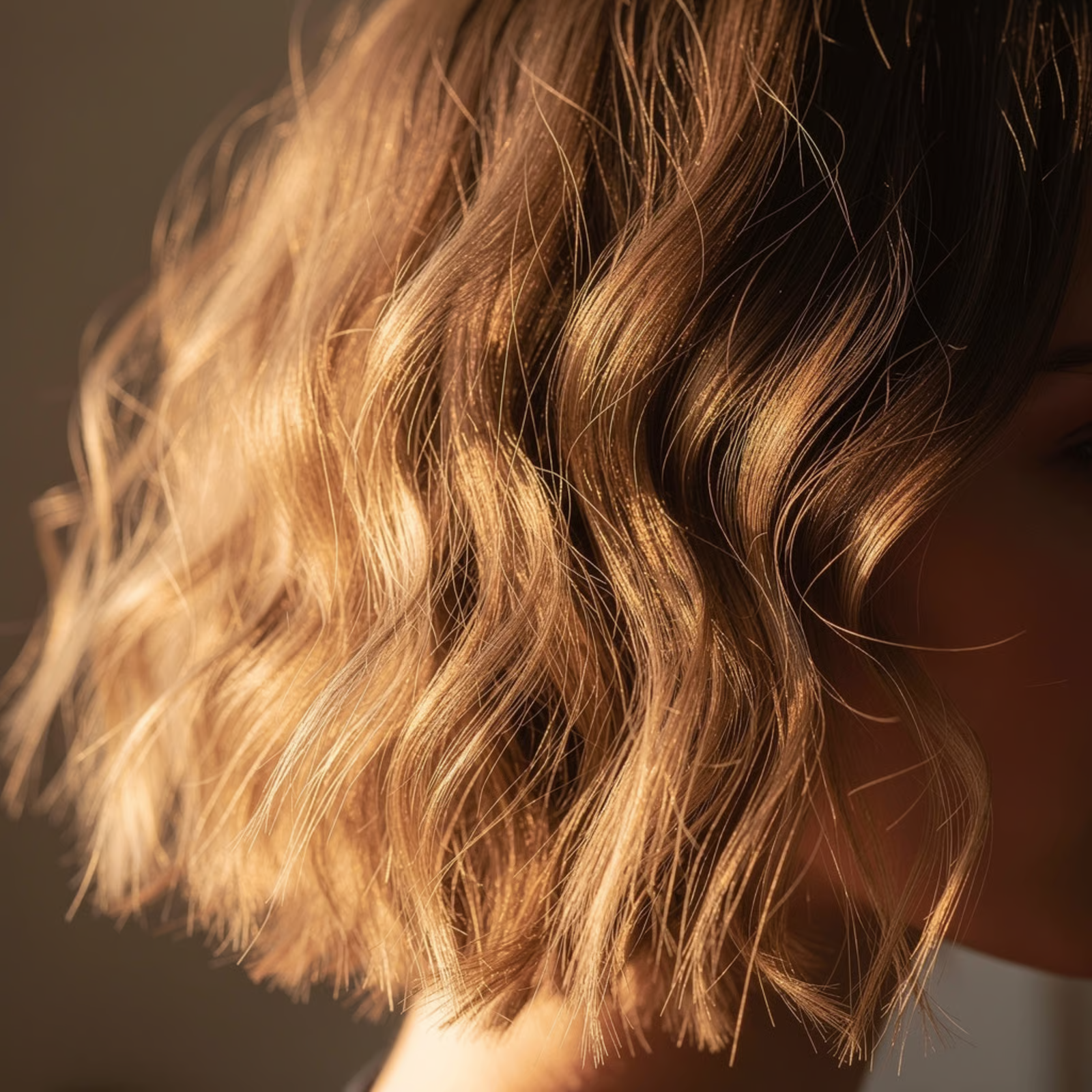 Dry, the hair finally shows its true fall, curl pattern, and length, the version you actually wear home.